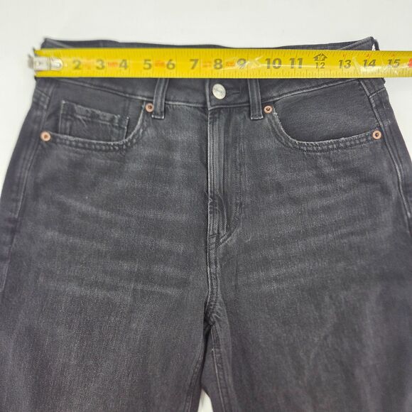 American Eagle Strigid Jeans Womens Size 6 Short High Rise Distressed Grunge - Picture 5 of 9
